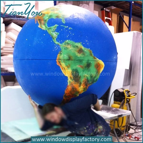 Giant Decorative Craft Plastic Globe Display Decoration