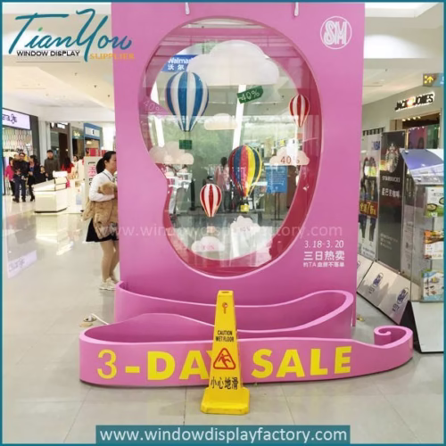 Hand Made Corful Giant Fiberglass Hot Balloon Decoration