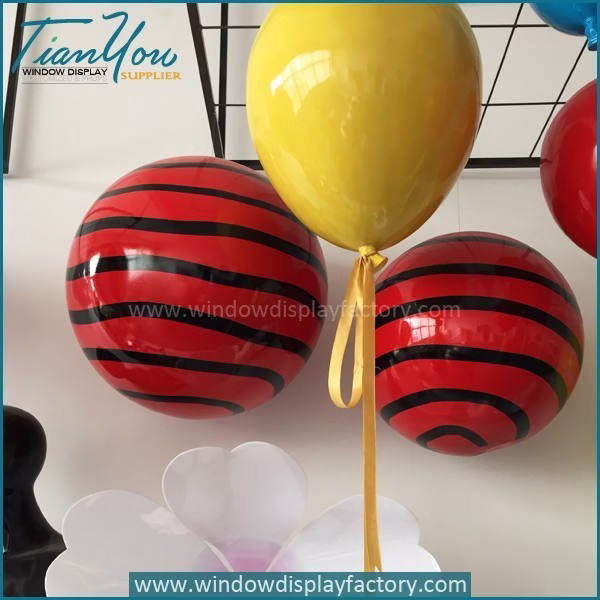 Life Size Colorful Custom Plastic Christmas Ball Decoration