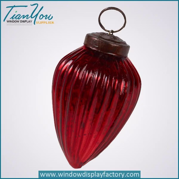re in imitation metal electroplated chri tma decoration red