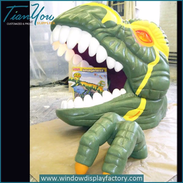 Animal Park Giant 3D Resin Rex Head Decoration Display
