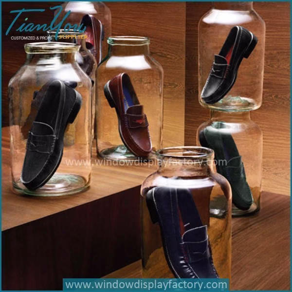 shoe window display