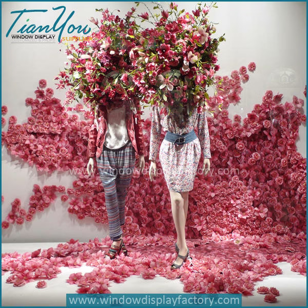 flower window display