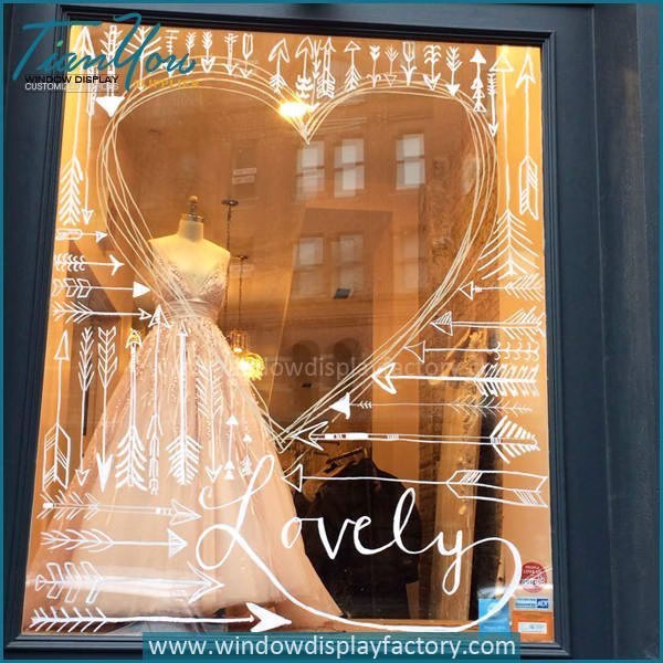 wedding window display