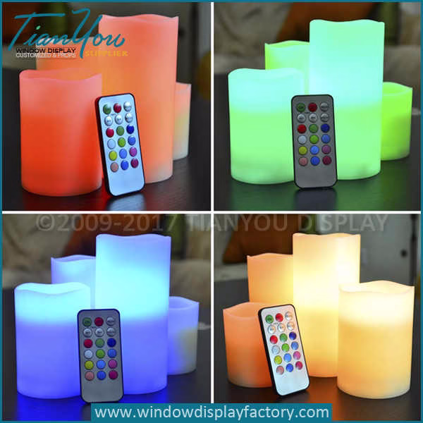 Artificial Led flameless candles lighting supplier