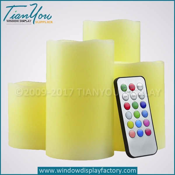Artificial Led flameless candles lighting supplier