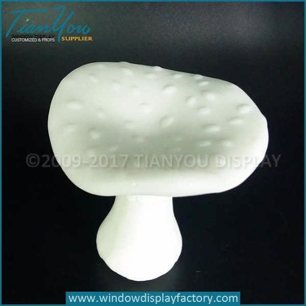 Polystone decorative fake mushrooms decor