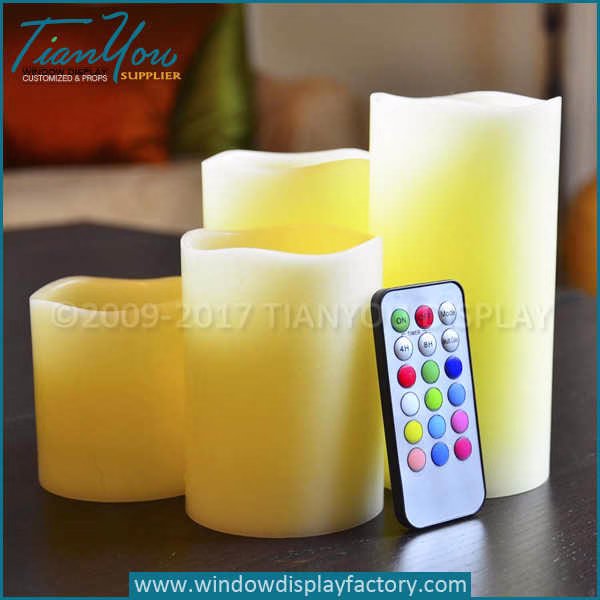 Artificial Led flameless candles lighting supplier
