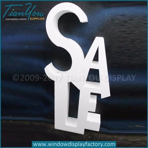 Custom clothing retail for sale sign