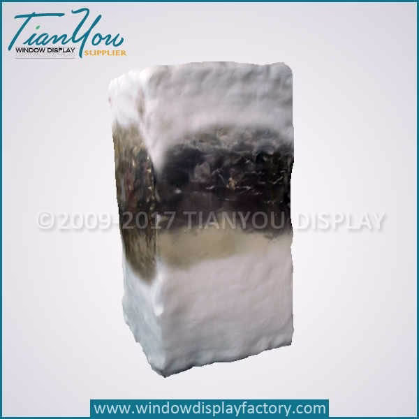 Transparent Artificial Fake Ice Cubes Display Props