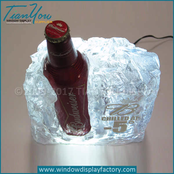 Led ice cubes lights for beer display